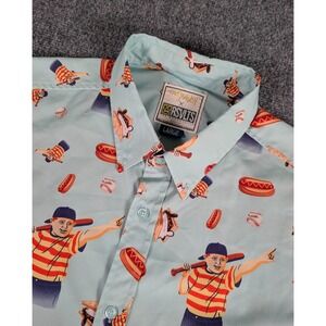 RSVLTS Sandlot The Great Hambino Shirt Mens Large Kunuflex All Over Print